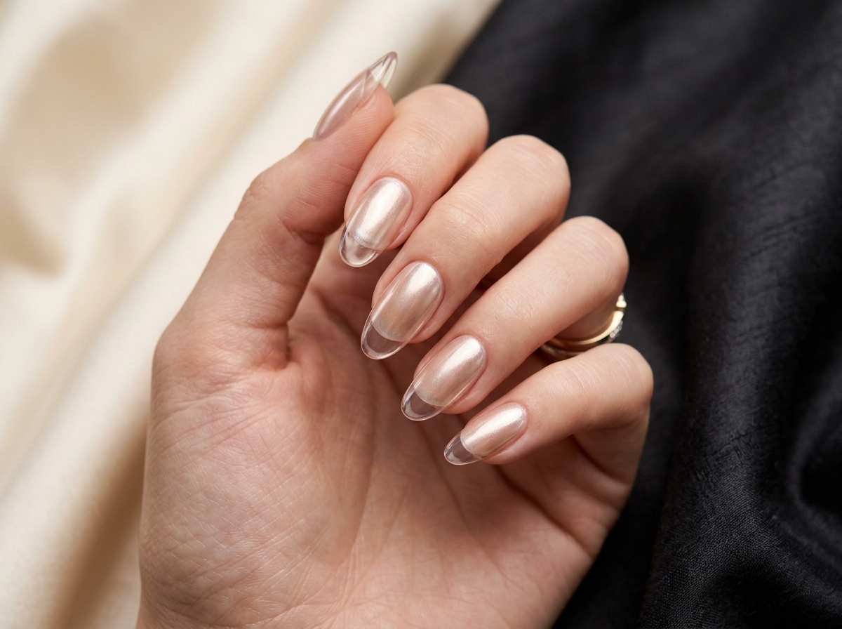 Natural Healthy Nail Plate and Rubber Base Layer